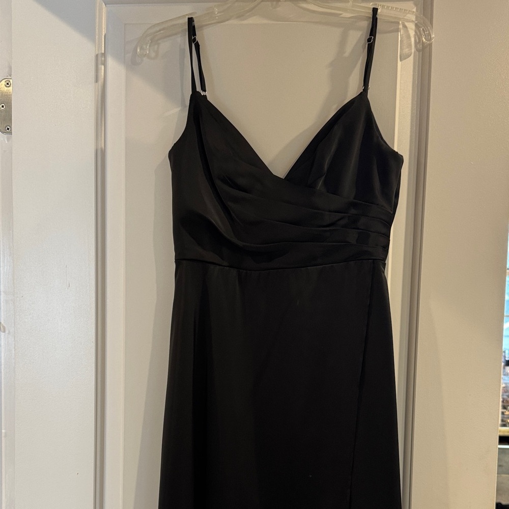 Azazie Strapless Black Dress